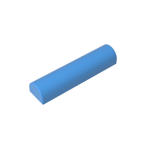 Gobricks,Brick Curved 1 x 4 x 2/3 Double Curved Top, No Studs,79756