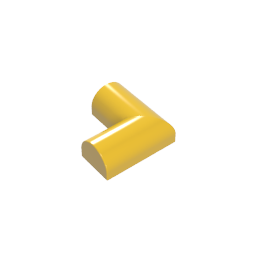 Gobricks,2x2x2/3 corner curved tiles,79757