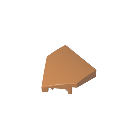 Gobricks,Slope Curved 2 x 2 with Stud Notches,66956,75468