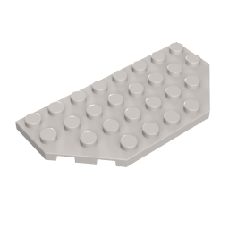 Gobricks,Wedge Plate 4 x 8 Cut Corners,68297