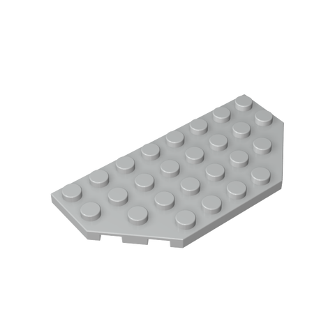 Gobricks,Wedge Plate 4 x 8 Cut Corners,68297