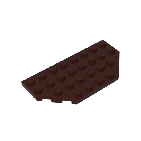 Gobricks,Wedge Plate 4 x 8 Cut Corners,68297