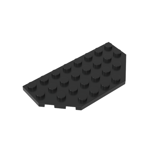 Gobricks,Wedge Plate 4 x 8 Cut Corners,68297