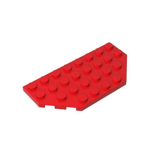 Gobricks,Wedge Plate 4 x 8 Cut Corners,68297