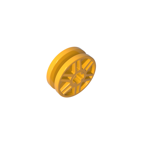 Gobricks,Wheel 18 x 8 with Fake Bolts and Shallow Spokes and Axle Hole,56903