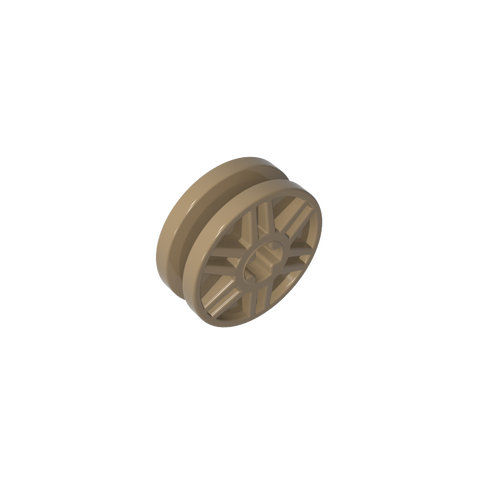 Gobricks,Wheel 18 x 8 with Fake Bolts and Shallow Spokes and Axle Hole,56903