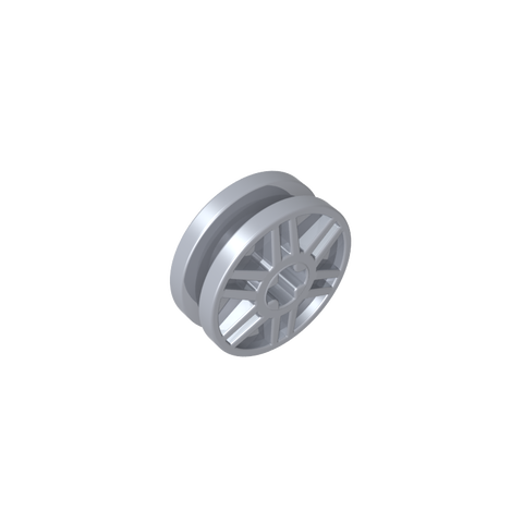 Gobricks,Wheel 18 x 8 with Fake Bolts and Shallow Spokes and Axle Hole,56903