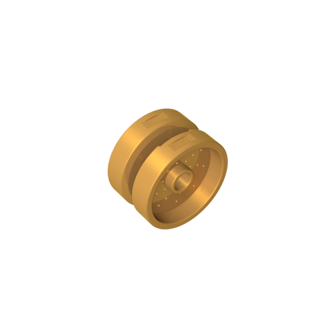 Gobricks,Wheel 18 x 12 with Pin Hole and Stud,66727