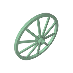 Gobricks,Wheel Wagon Giant (56mm D., 7 studs Dia.),33212