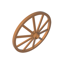 Gobricks,Wheel Wagon Giant (56mm D., 7 studs Dia.),33212