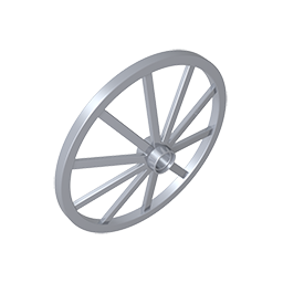 Gobricks,Wheel Wagon Giant (56mm D., 7 studs Dia.),33212