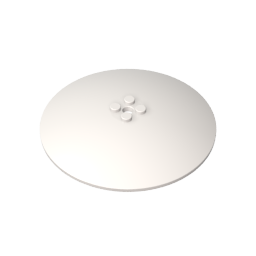 Gobricks,Dish 10 x 10 Inverted (Radar) with Solid Studs,50990b,51373b
