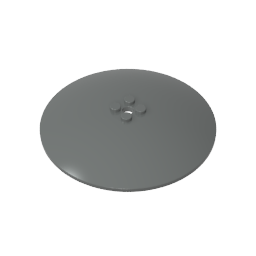 Gobricks,Dish 10 x 10 Inverted (Radar) with Solid Studs,50990b,51373b