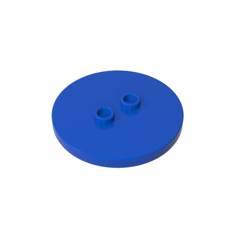 Gobricks,Plate Special Round 4 x 4 with 2 Studs [Plain],32627