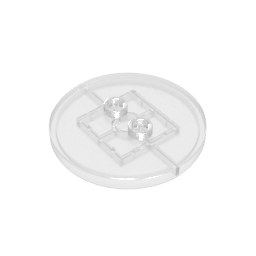 Gobricks,Plate Special Round 4 x 4 with 2 Studs [Plain],32627