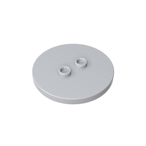 Gobricks,Plate Special Round 4 x 4 with 2 Studs [Plain],32627