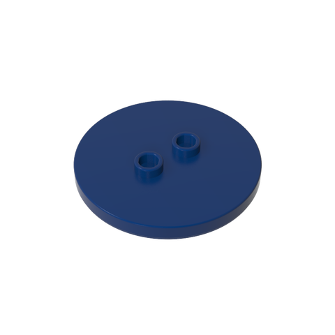 Gobricks,Plate Special Round 4 x 4 with 2 Studs [Plain],32627