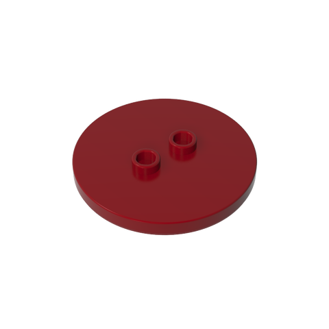 Gobricks,Plate Special Round 4 x 4 with 2 Studs [Plain],32627