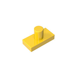 Gobricks,Minifig Neck Connector [Tile Special 1 x 2 with Minifig Neck Pin],24445