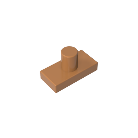 Gobricks,Minifig Neck Connector [Tile Special 1 x 2 with Minifig Neck Pin],24445