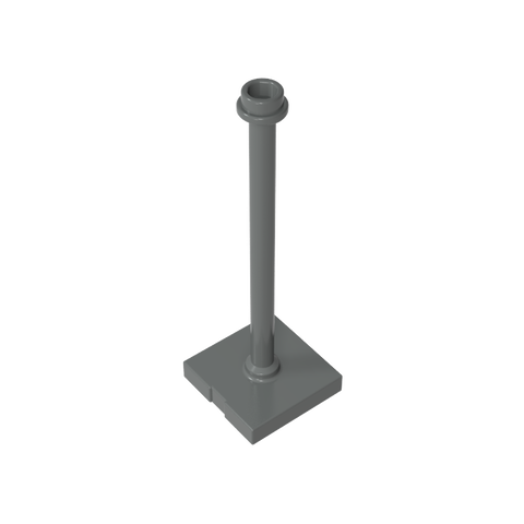 Gobricks,Tile Special 2 x 2 with Bar and Stud with Stop Ring,98549,28980