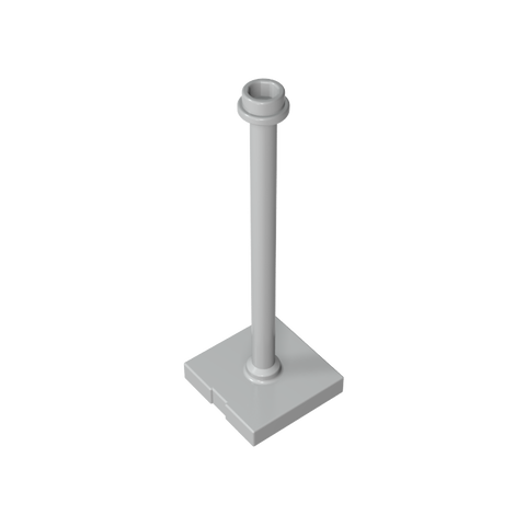 Gobricks,Tile Special 2 x 2 with Bar and Stud with Stop Ring,98549,28980