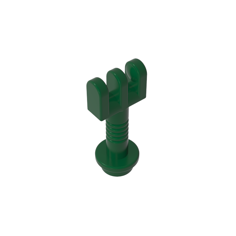 Gobricks,Hinge Bar with 3 Fingers and End Stud (Control Lever),2433