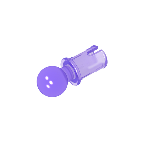 Gobricks,Technic Pin with Friction Ridges Lengthwise and Towball,6628,6628b,6628a,66906