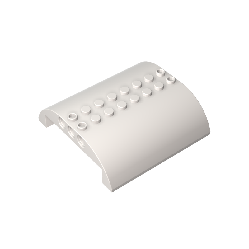 Gobricks,8x8x2 aircraft cabin curved parts,54095