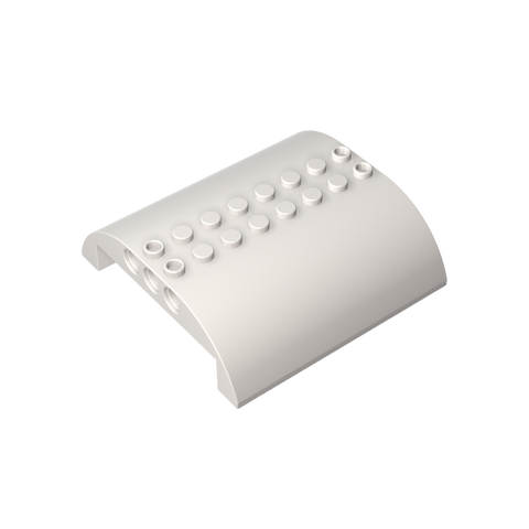 Gobricks,8x8x2 aircraft cabin curved parts,54095