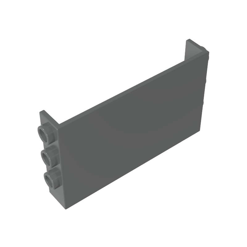 Gobricks,1x6x3 double sided wall panel with raised points,98280