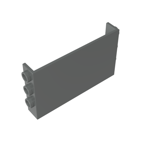 Gobricks,1x6x3 double sided wall panel with raised points,98280