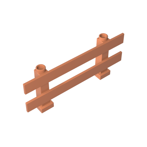 Gobricks,Fence 1 x 8 x 2 2/3,6079