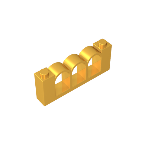 Gobricks,Fence 1 x 6 x 2,30077