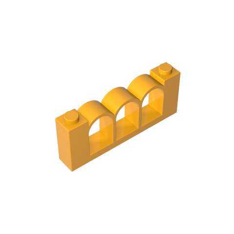 Gobricks,Fence 1 x 6 x 2,30077