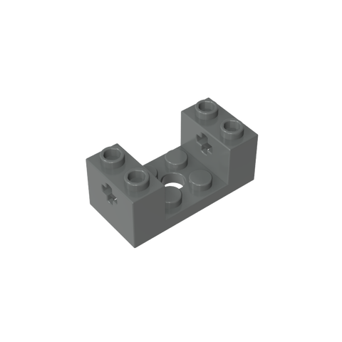 Gobricks,Brick Special 2 x 4 x 1 1/3 with Axle Holes and 2 x 2 Cutout,67446
