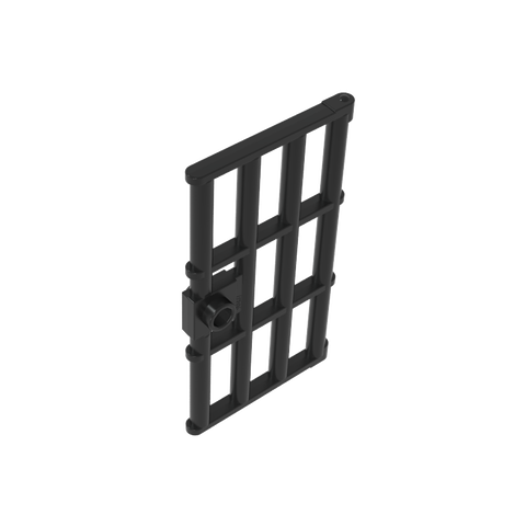 Gobricks,Door 1 x 4 x 6 Barred with Stud Handle,60621
