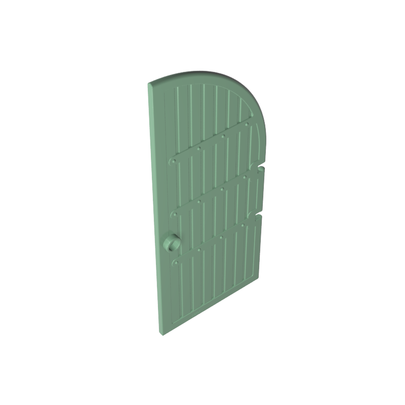 Gobricks,Door 1 x 5 x 10 Curved Top,2400