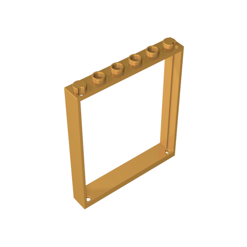 Gobricks,Door Frame 1 x 6 x 6,42205