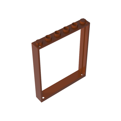 Gobricks,Door Frame 1 x 6 x 6,42205