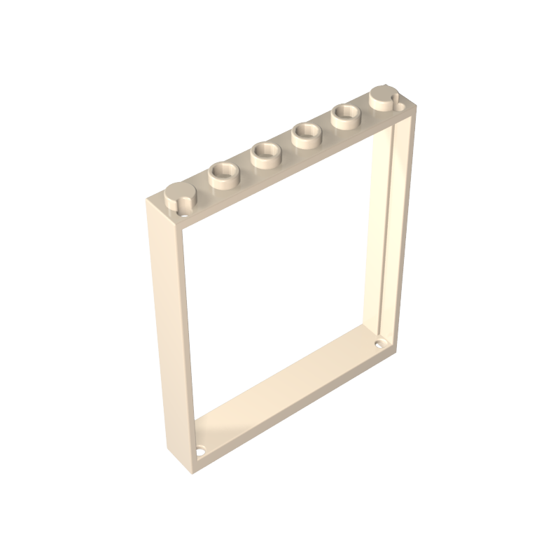 Gobricks,Door Frame 1 x 6 x 6,42205