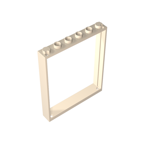 Gobricks,Door Frame 1 x 6 x 6,42205