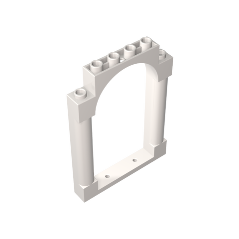 Gobricks,Panel 1 x 6 x 7 with 2 Columns and Arch,40066
