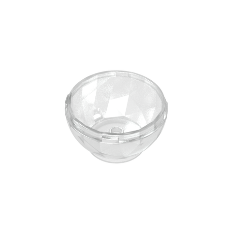 Gobricks,Pod, Round, Faceted 4 x 4 x 1 2/3 (Dragon Egg Bottom),24130,34820