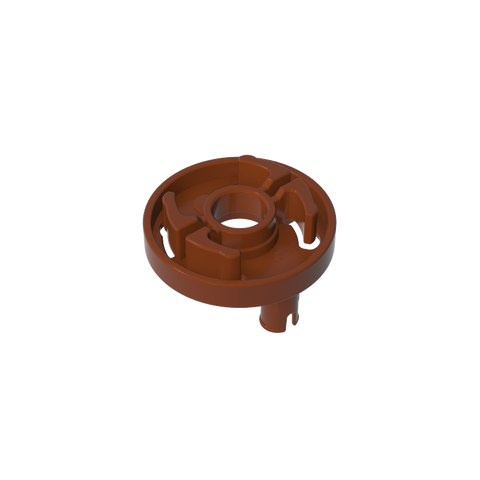 Gobricks,Swivel disc with pin holes and 2 pins,80563