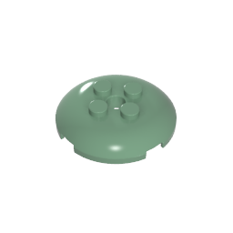 Gobricks,Dish 4 x 4 with 4 Studs,65138