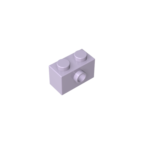 Gobricks,Brick Special 1 x 2 with 1 Center Stud on 1 Side,86876