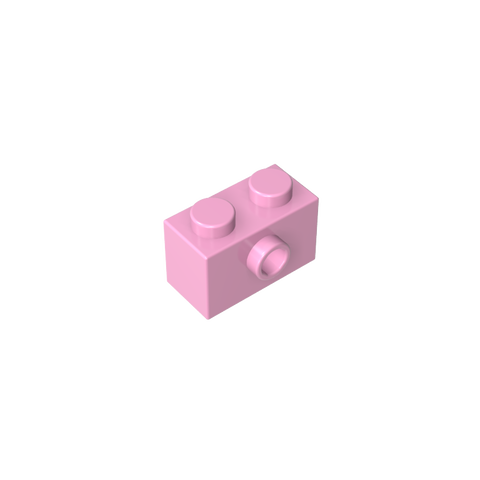 Gobricks,Brick Special 1 x 2 with 1 Center Stud on 1 Side,86876