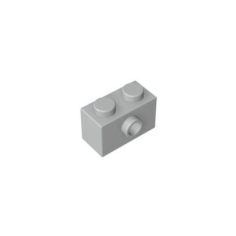 Gobricks,Brick Special 1 x 2 with 1 Center Stud on 1 Side,86876