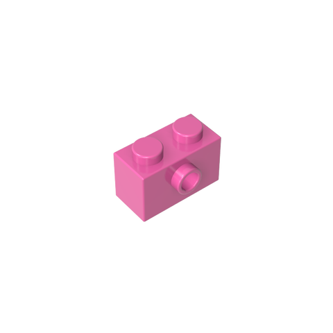 Gobricks,Brick Special 1 x 2 with 1 Center Stud on 1 Side,86876
